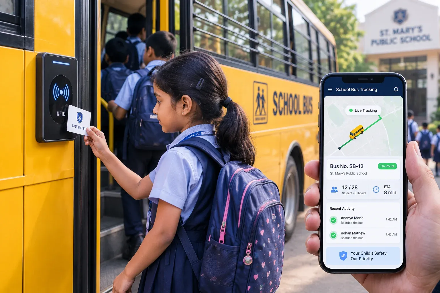 RFID School Bus Tracking